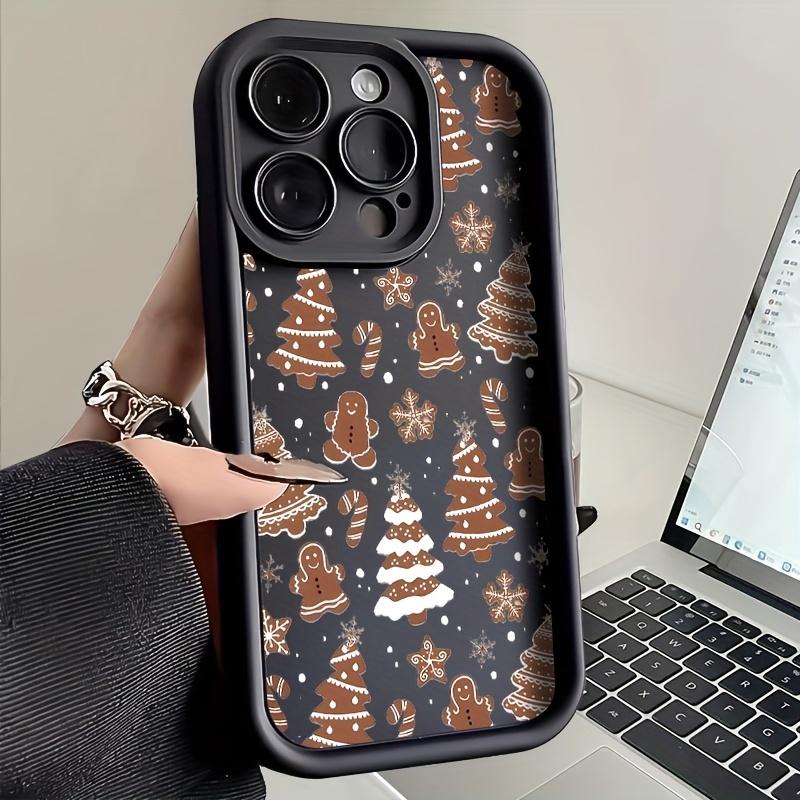 Case for iPhone 17 Pro Max 16 Plus 15 14 13 12 11 Air E Creative Christmas tree Patterned Drop Protection Shockproof Soft Silicone smartphone Cover