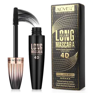 Aliver 4D Mascara Long-Lasting Smooth Application, Water-Based Removable Gentle Formula, Creates Natural Lash Effect