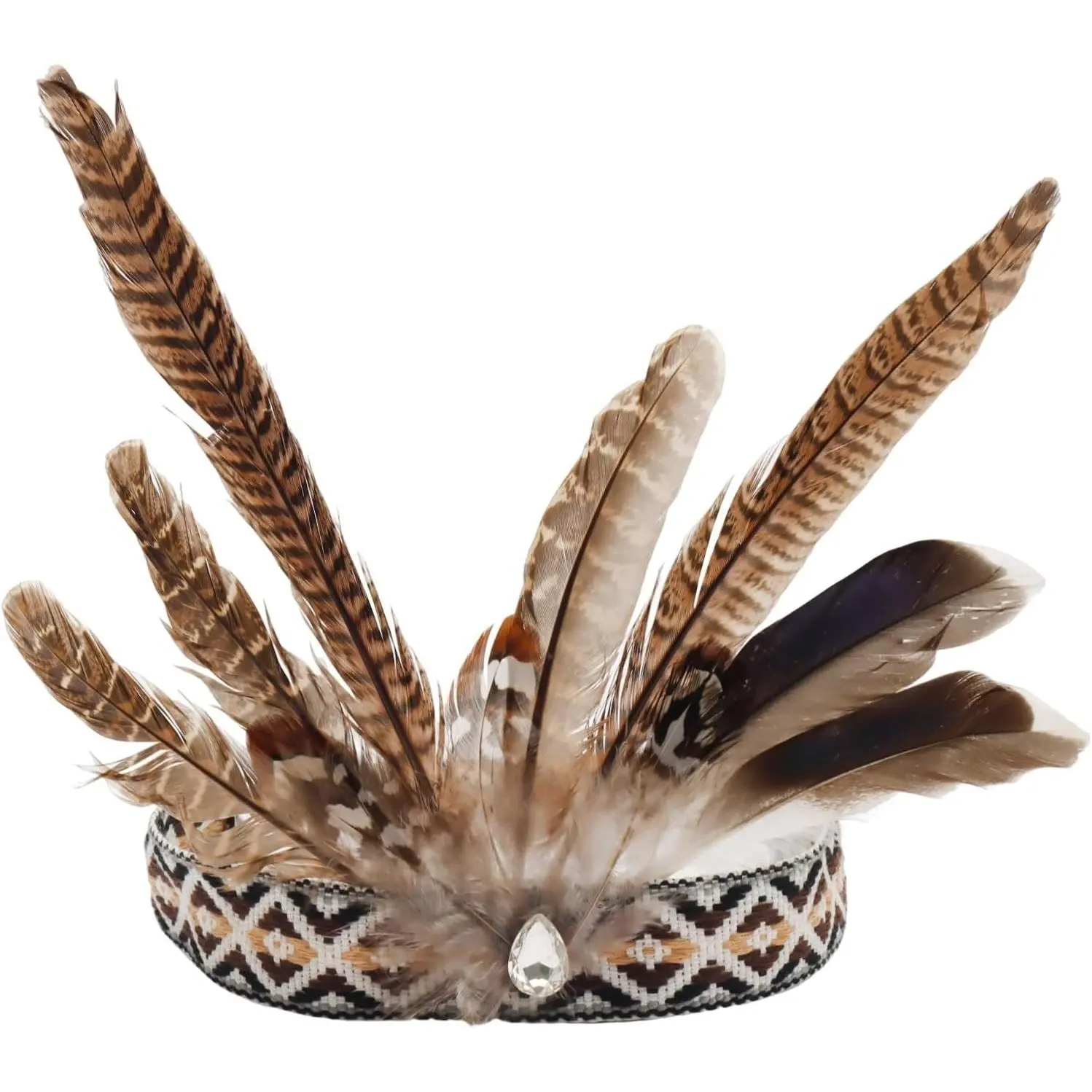 Native American Indian Feather Headband Headdress(Gift)