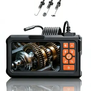 Lighted Endoscope Camera, Snake Camera with Light, Diagnostic Tool, 1080P HD, 4.3 Inch IPS Screen, Ip67 Waterproof, Automotive Vehicle Maintenance, Machine Inspection