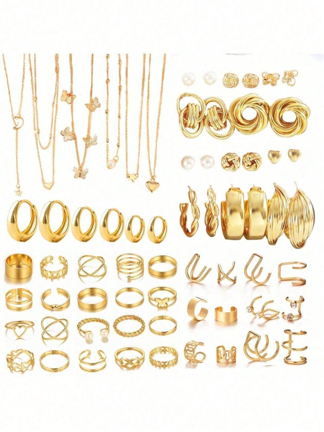 Women's Elegant Vintage, Fashion Jewelry for Party, Daily Clothing Decor, Trendy All-match & Exquisite Jewelry for Birthday Gift, Fashionable Jewelry Set