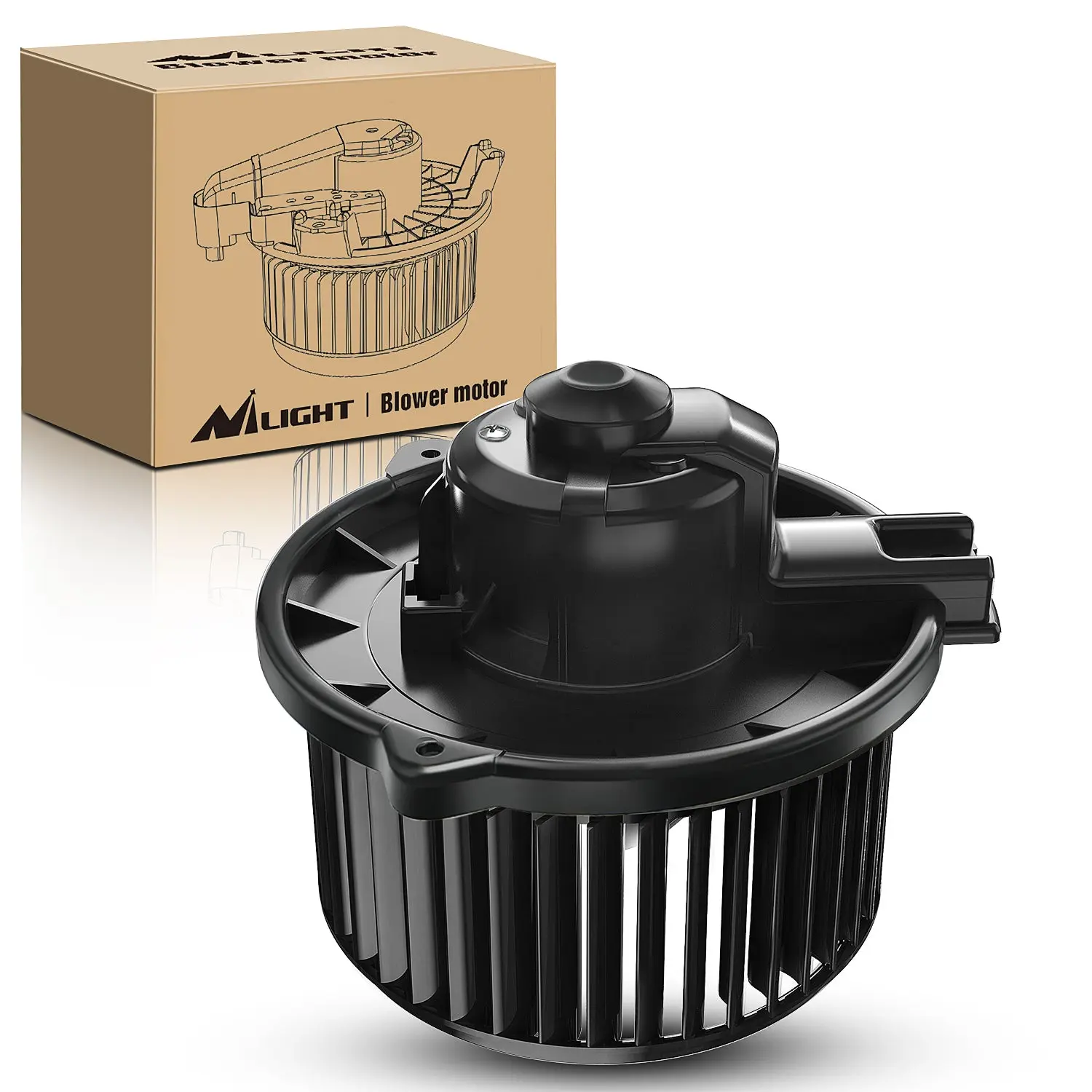 Nilight HVAC Heater Blower Motor Fan Fit for Toyota Corolla Matrix 2003 2004 2005 2006 2007 2008, Replaces 8710302370 700057 TO3126102 87103-02070 8710302050 615-5018, 4000Mah, 5V, Yes, 80W