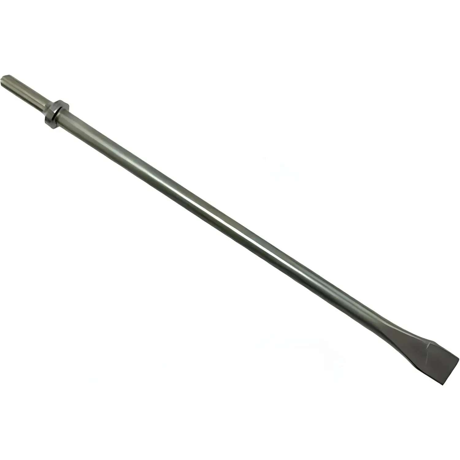 350mm (14" Inch) Long Flat Pneumatic Air Hammer Chisel with Round Collar for Concrete and Tile Work