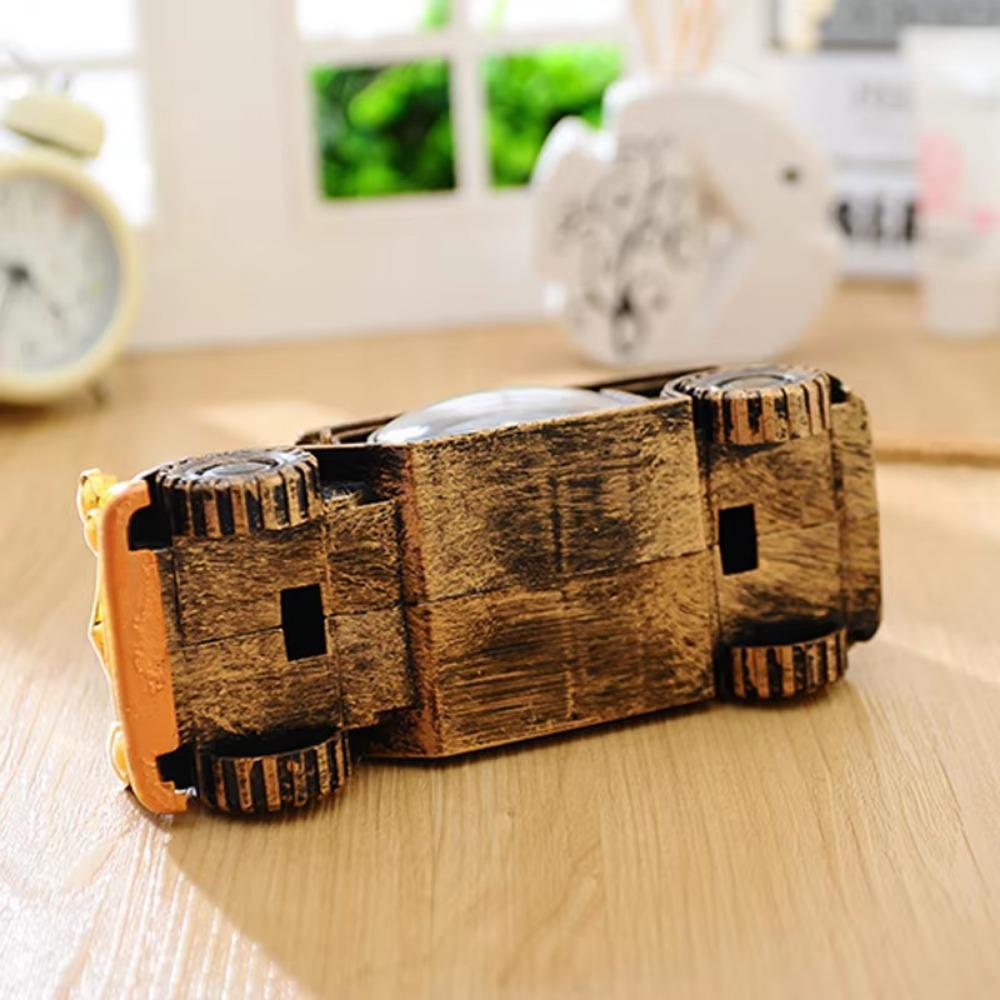 6 Styles Cute Car Alarm Clock Antique Unique Classic Car Bedside Clock Nostalgic Child Alarm Clock Desktop Decor