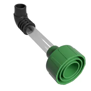 AC Drain Line Cleaner Adapter Evacuates & Unclog AC Drain Line - HVAC to PVC AC Drain Line Cleaner Tool - Universal Fit AC Drain Line Unclogger - AC Drain Line Cleaning Tool - Clear Visibility Fitting