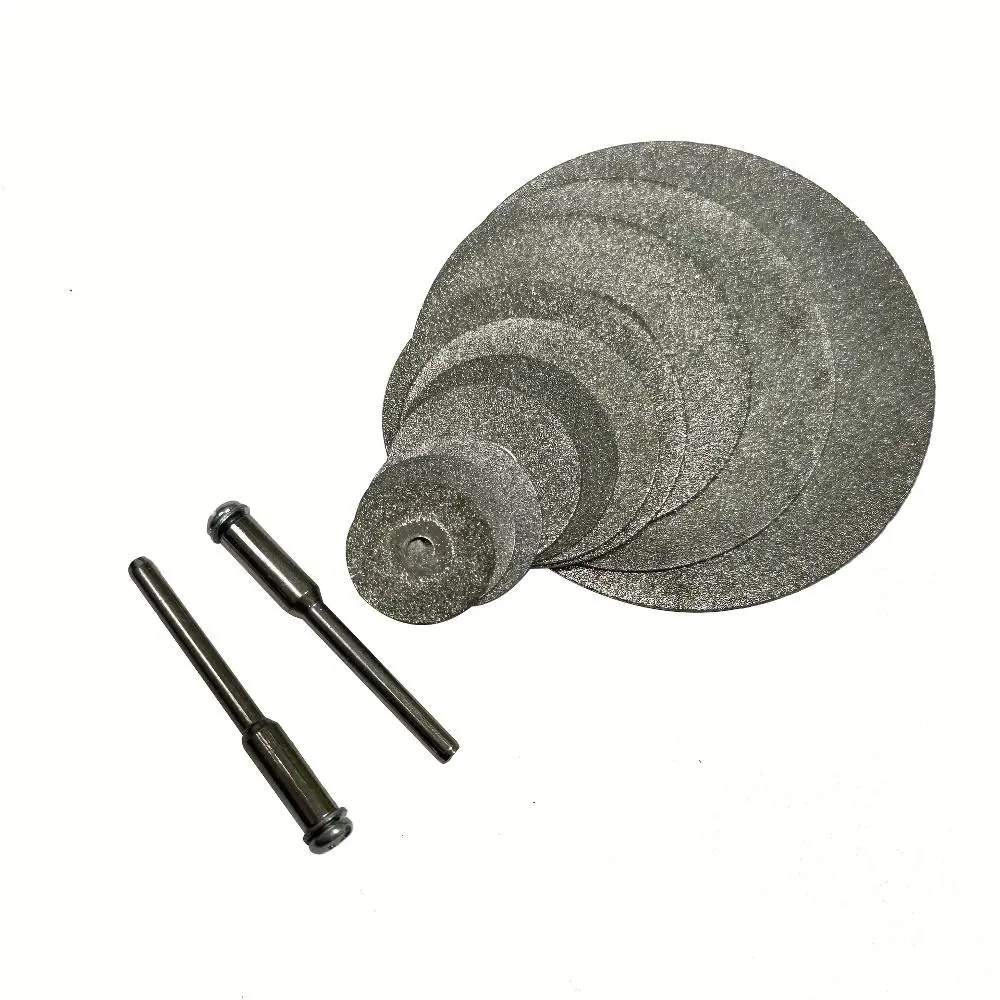 12-piece diamond abrasive wheel & flat grinding wheel set, 3mm bore diameter, for cutting and grinding metal, marble, quartz and other stones