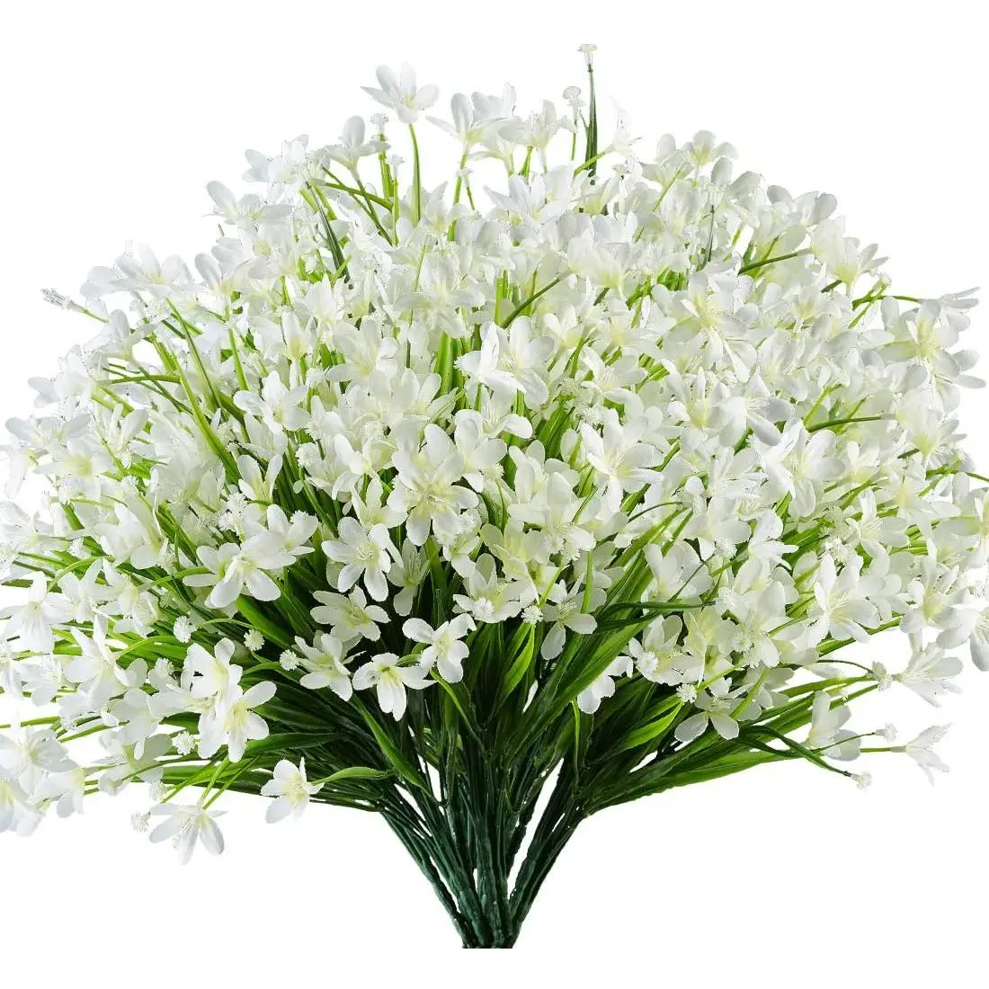6 Bundles UV Resistant Artificial Daffodils Flowers, Faux Plastic Greenery No-Fade Decor for Wedding Bouquets, Indoor/Outdoor Home Farmhouse Table Centerpiece Vase Decor (Home, Garden, Office Use), Uv Resistant Flowers, Artificial Floral Arrangements, Dec
