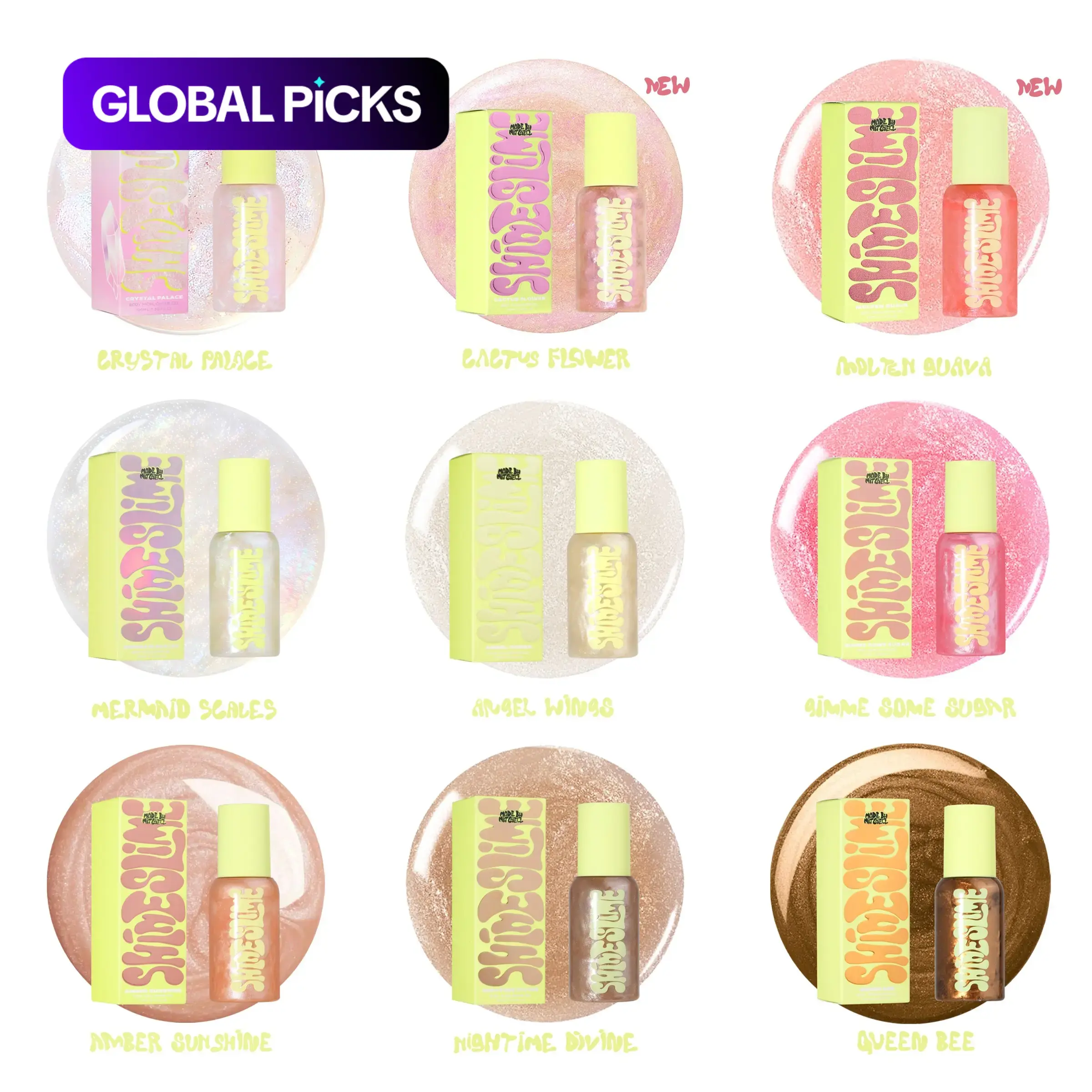 SHINE SLIME - BODY GEL HIGHLIGHTER Shimmer - MADE BY MITCHELL SHINE SLIME - BODY GEL HIGHLIGHTER Shimmer - MADE BY MITCHELL
