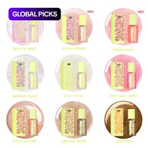 shine slime body glow smooth highlighter - made by mitchell long lasting gloss body glitter gel, shimmering body glitter gel, body makeup for women & girls, cosmetic product for daily use & christmas party, christmas gift