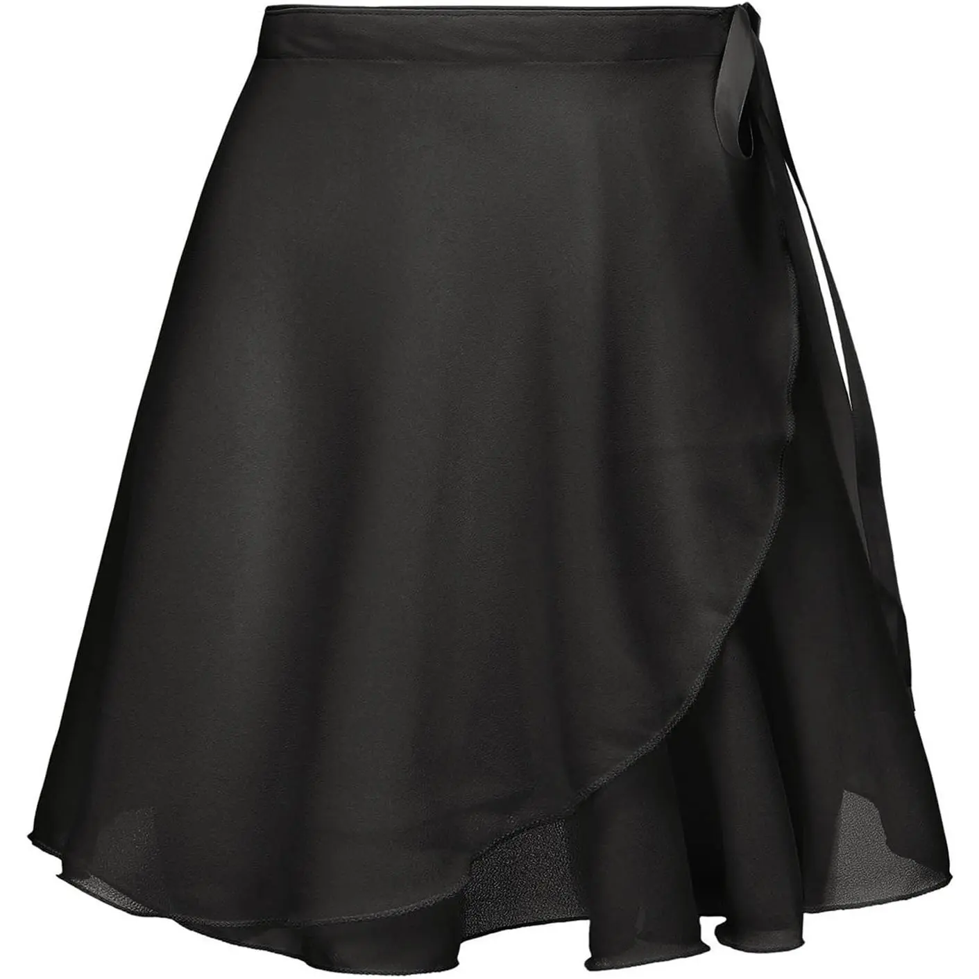 Ballet Skirt for Women Ballet Wrap Skirt Sheer Dance Costumes with Adjustable Waist tie for Adult Ladies Big Girls