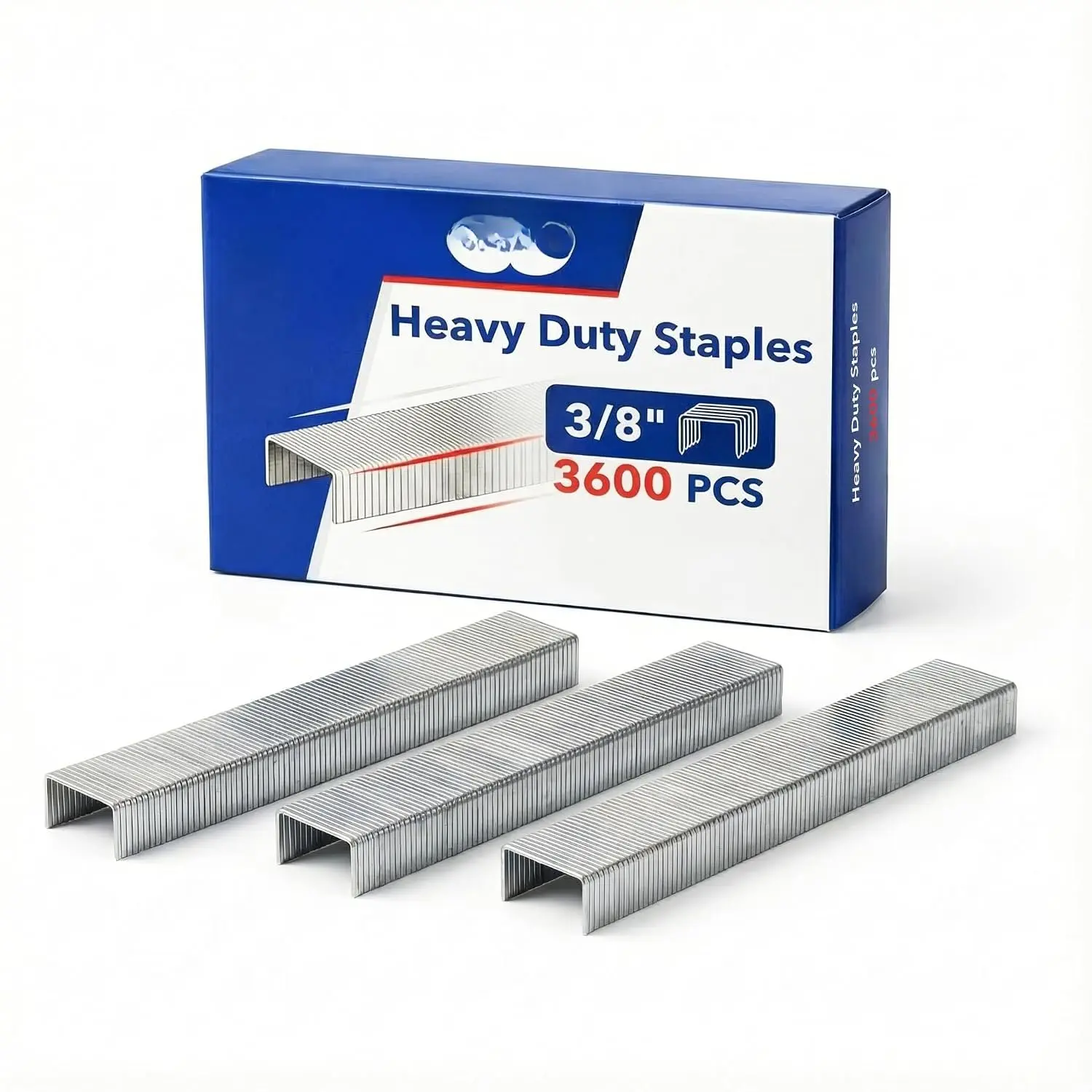 - Heavy Duty  Office , 3600 count  for Stapler | 60 Sheet Staple, 3/8 inch Length, Office Staple, Galvanized Rust-Resistant for School, , Documents
