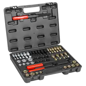 VEVOR 49PCS Thread Chaser Set - UNCUNFMetric Thread Restorer Tool KitRethreading Repair Toolkit for Mechanic Tools, Tool Kit Set,father'sdaygifts
