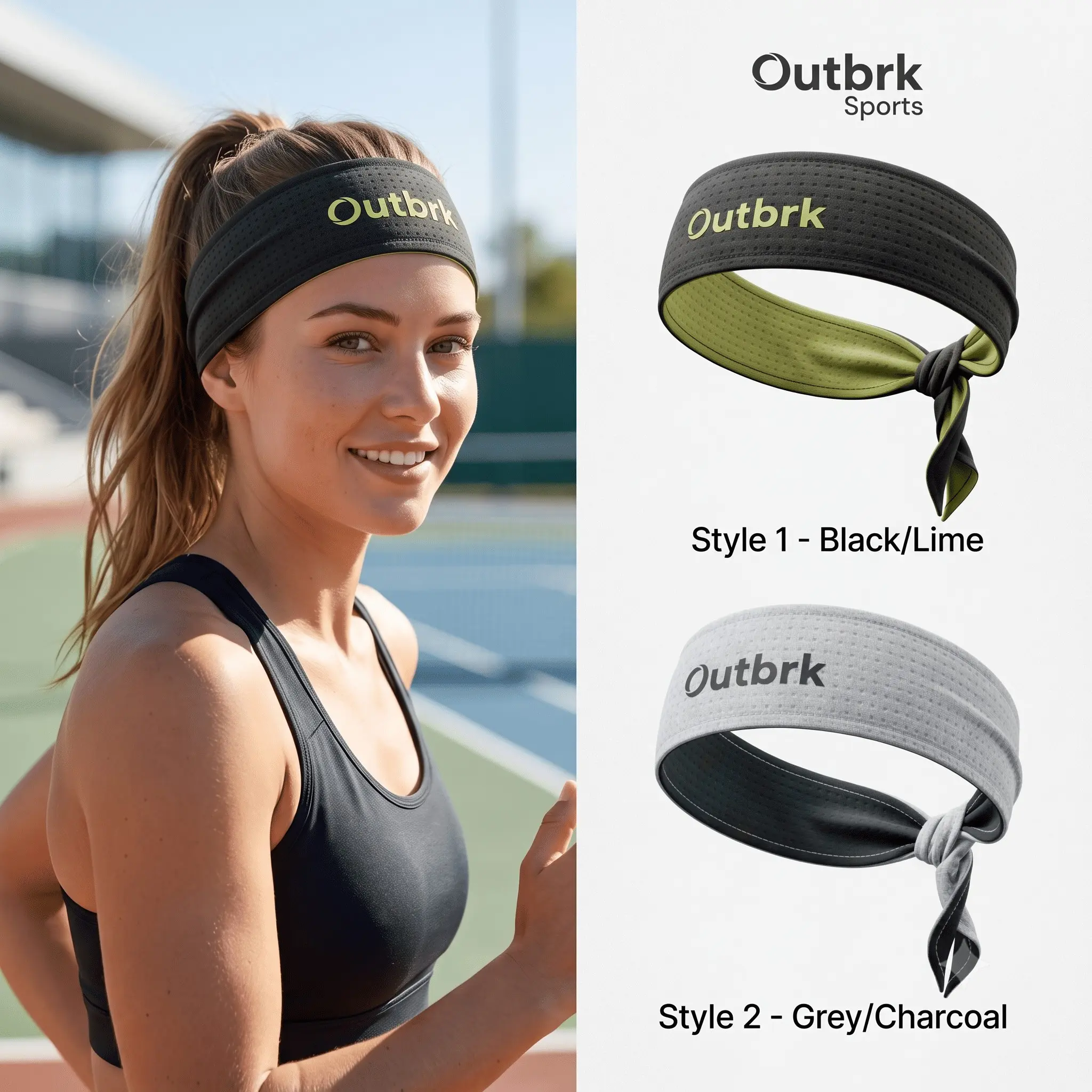 Ice Sensation Quick-Dry Sports Sweatband, Cool Breathable Adjustable Strap, Anti-Slip Moisture-Wicking, Running Fitness Basketball Cycling Unisex