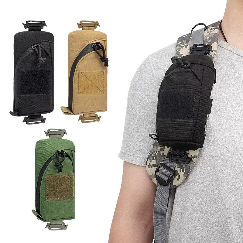 Hiking Waist Pack - Compact Tactical EDC Belt Pouch with Clip, Lightweight Phone Utility Bag for Camping, Everyday Carry