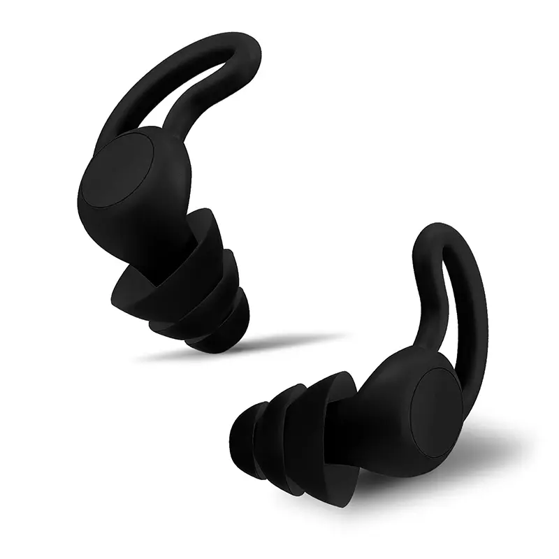Noise-Reducing Silicone Soundproof Earplugs for Sleeping, Waterproof Swimming Earplugs for Student Dormitories, Effective Noise Prevention