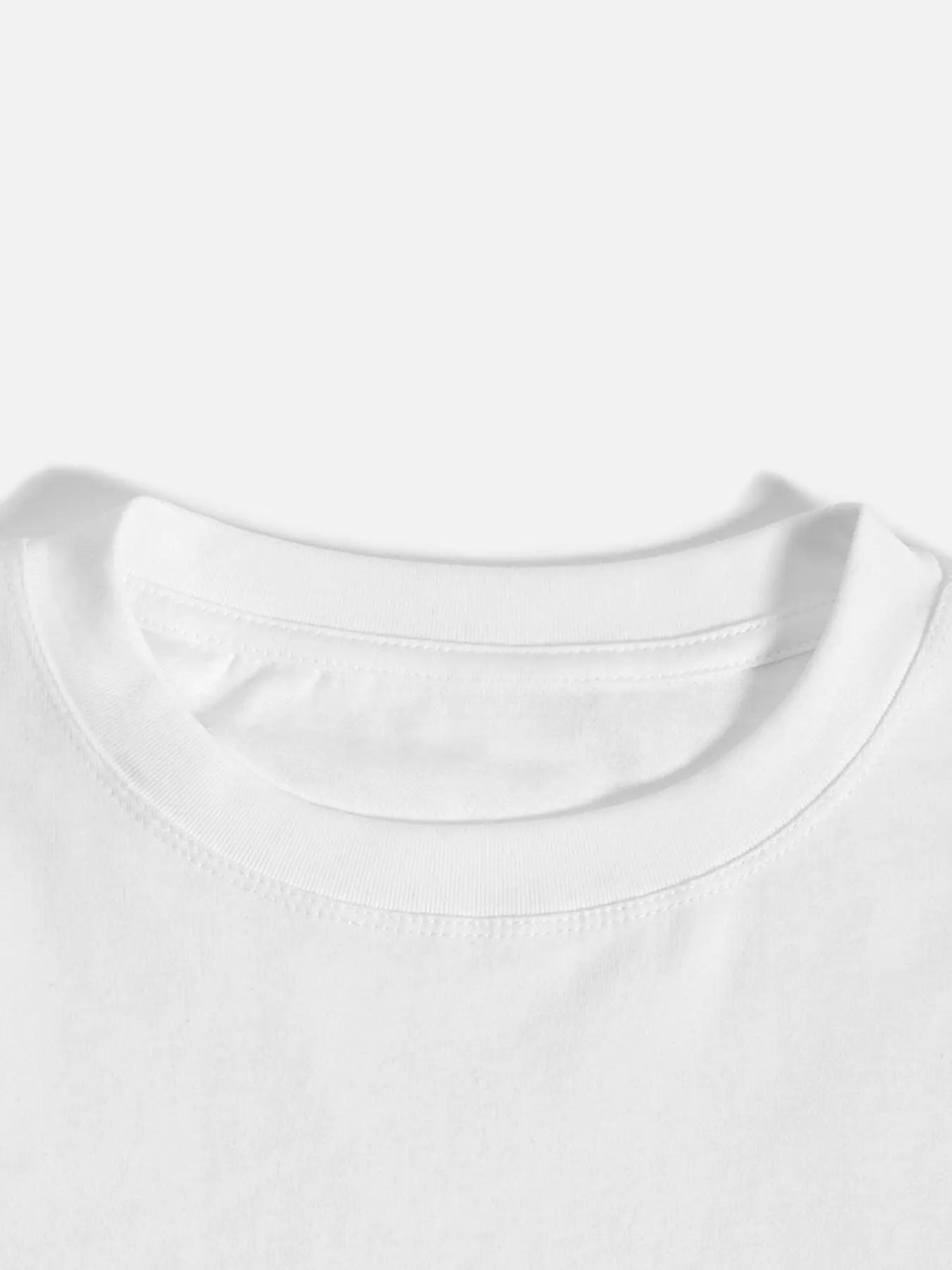 Easter Bunny Pattern T-shirt, Women's Cotton Casual Round Neck Short Sleeve Regular Fit Summer Top