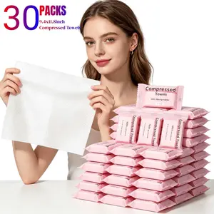 Disposable Face Towels, Compressed and Pull out Pack Face Towelettes for Washing & Drying, Soft Dry Wipes Facial Tissues for Travel, Camping, Home Hand Wipes and Other Outdoor Activities Use, Napkin，Korean Facial Cleansing Cloths