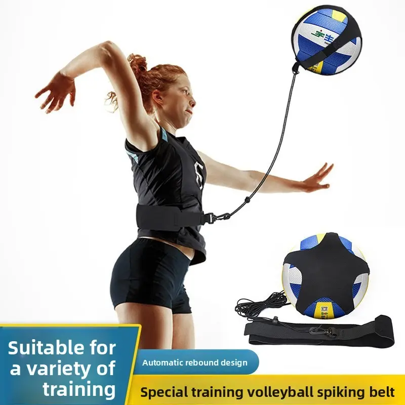Volleyball Trainer Children Adult Volleyball Smash Volleyball with Auxiliary Adjustable Practice Passing Arm Swing x 6-angle quick adjustable