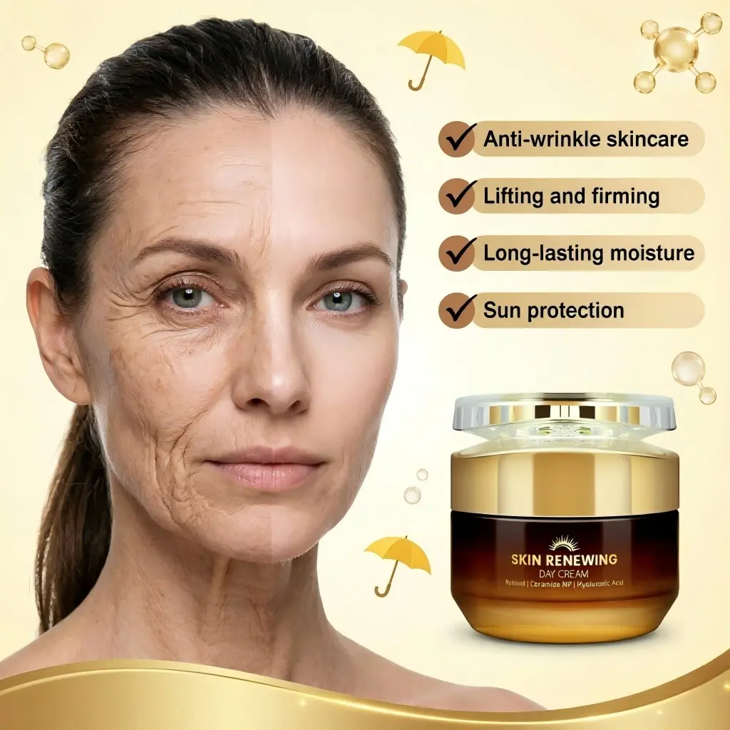 50g Revitalizing Spf30 Sunscreen Cream, Contains Retinol, Ceramides, Hyaluronic Acid, Anti-Wrinkle, Moisturizing, Deeply Nourishing, Suitable for All Skin Types, Daily Facial Sunscreen