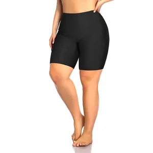 Aqua Eve Plus Size Swim Shorts Women Tummy Control Swimsuit Bottoms High Waisted Bikini Bottom  SwimWeek  summervibes