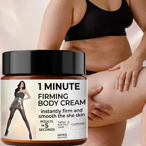 1 minute Firming Body Cream, 5S Lifting. Internal Skin Tightening. Infused with Bee Venom, Collagen, Retinol & Hyaluronic Acid. Ideal for Arms, Thighs, Abdomen. Smooth skin texture, deep lifting, strong firming, Significant Instant Lifting Result