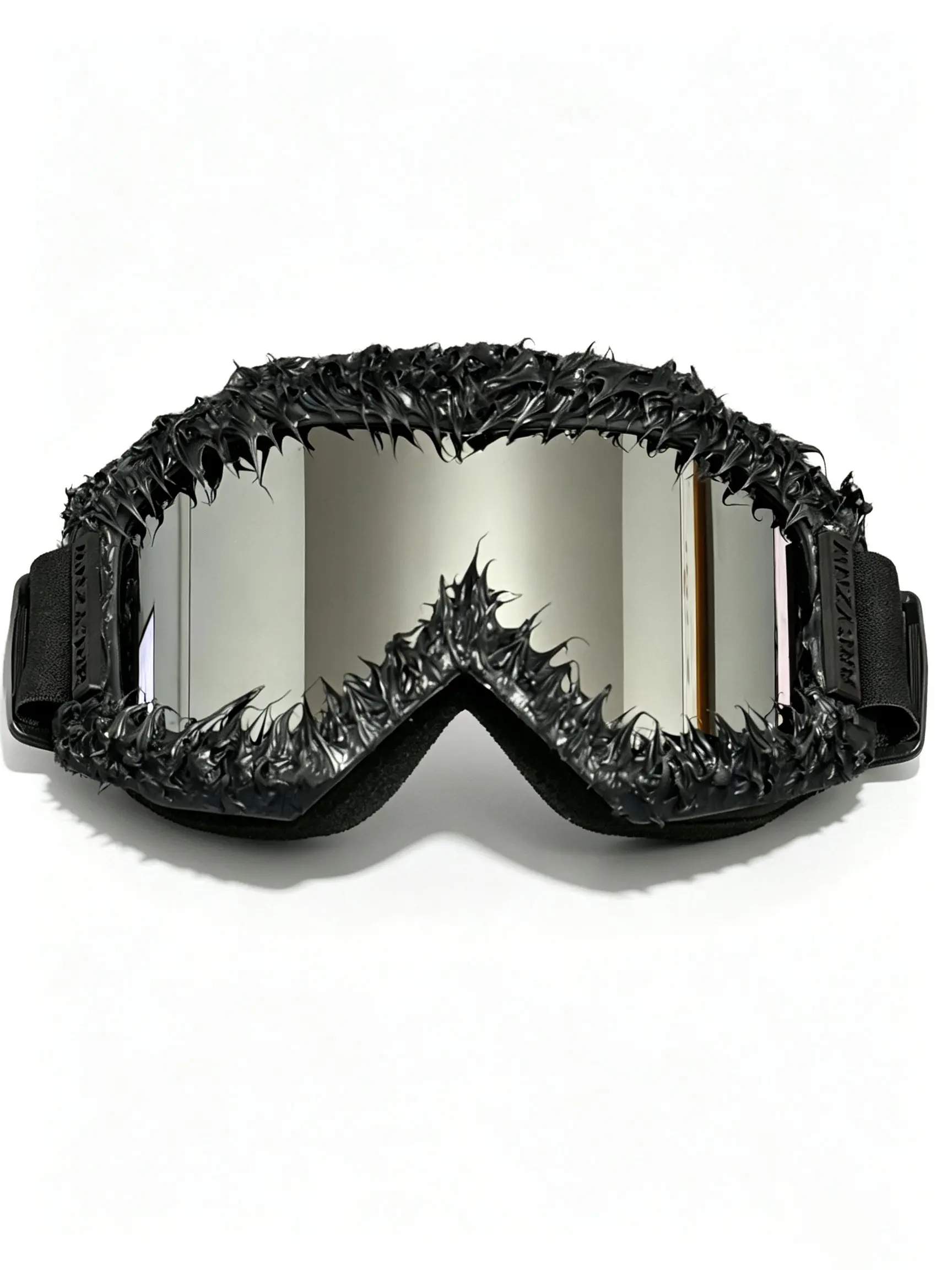 Unique Punk Style Decorative Goggles, Cyberpunk Halloween Party Accessory, Handmade Cosplay Props, All Seasons Wear