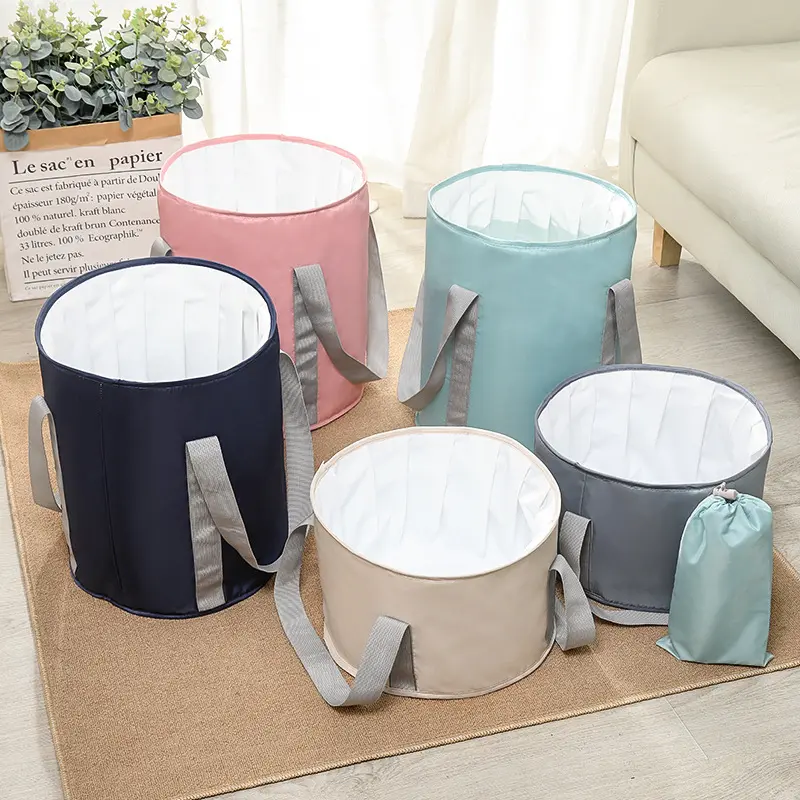 Portable Foot Soaking Tub with Handle, Suitable for Fishing, Travel, and Camping, Insulated Foldable Foot Bath, Travel Foldable Foot Soaking Bag, Foot Soaking Tub, Portable Foot Soaking Tub