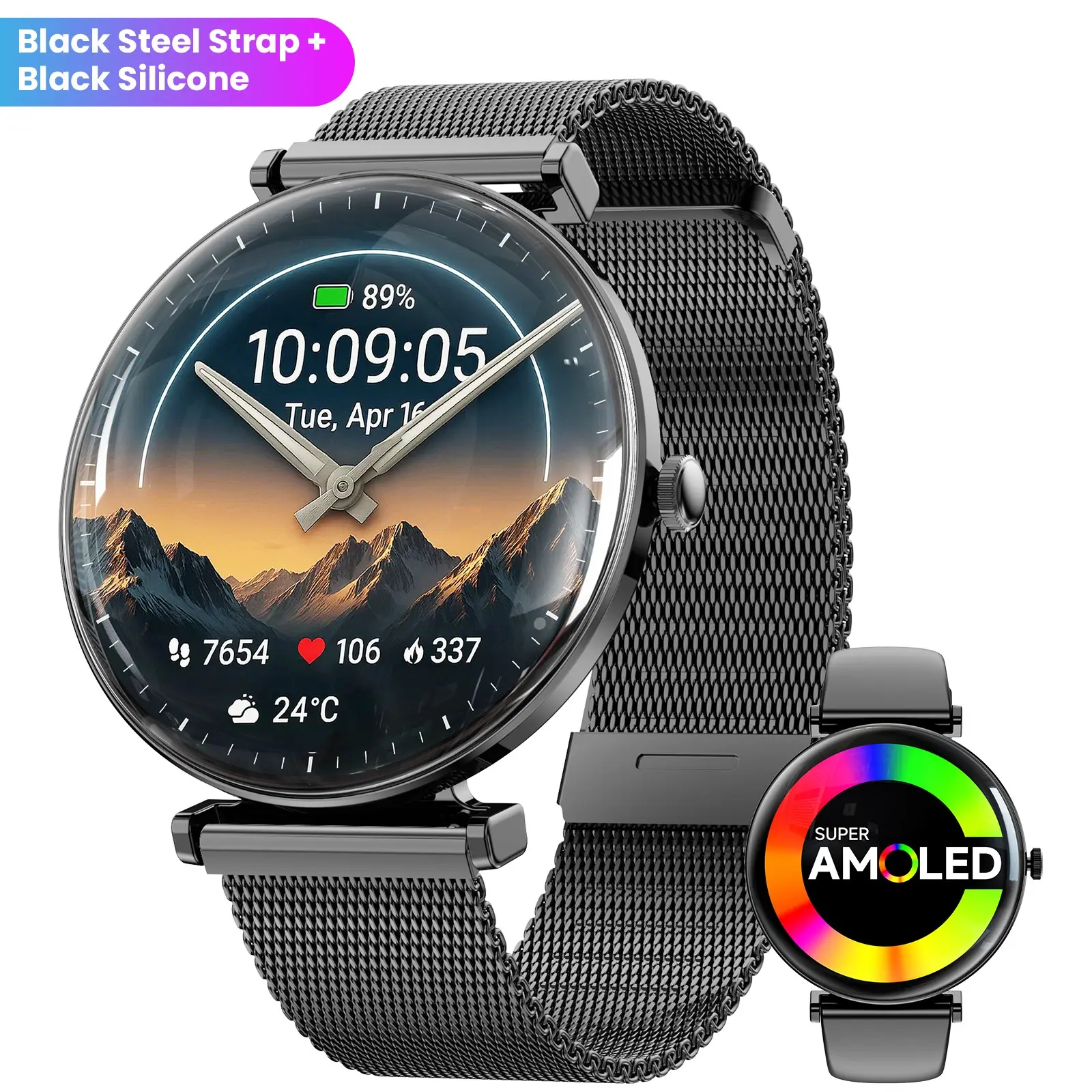 1.69 Inch HD Smart Watch, Multi-Function Sports Watch, Fitness Tracker, Call Reminder, Heart Rate, Blood Pressure, IP68 Waterproof, Android/iOS, Sports Tracking Smartwatch