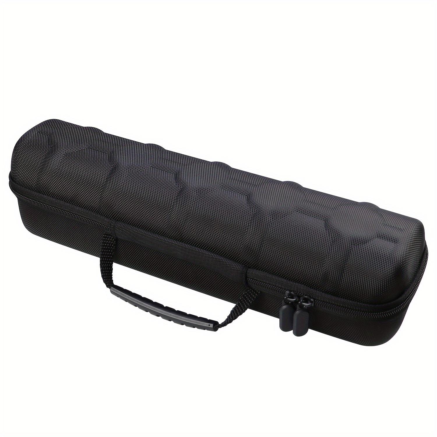 Watch portable storage suitcase with 5 card positions, large-capacity hard case watch storage display box, suitable for men's and women's smart watch storage, with soft foam pillow and handle.