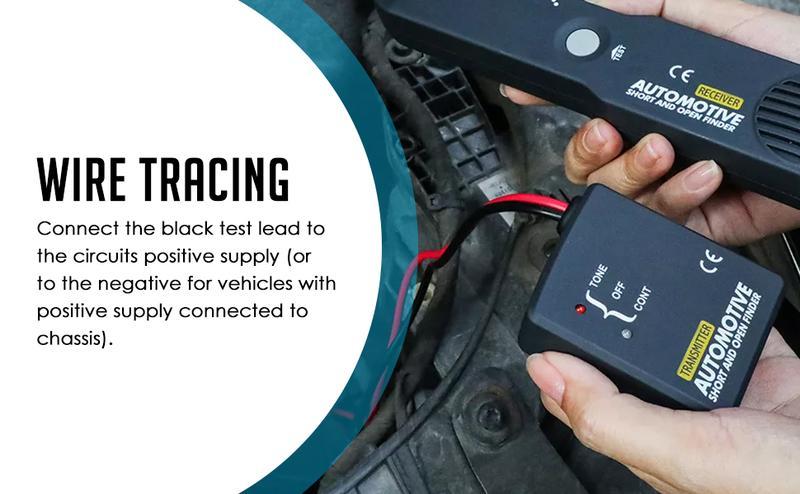 em415Pro Automotive Electrical Open&Short Finder Circuit Tester,Tone Generator Cable Wire Breaker  Fault Finder,DC Less than 42V Car Diagnostic,Father's Day Gift, Vehicle