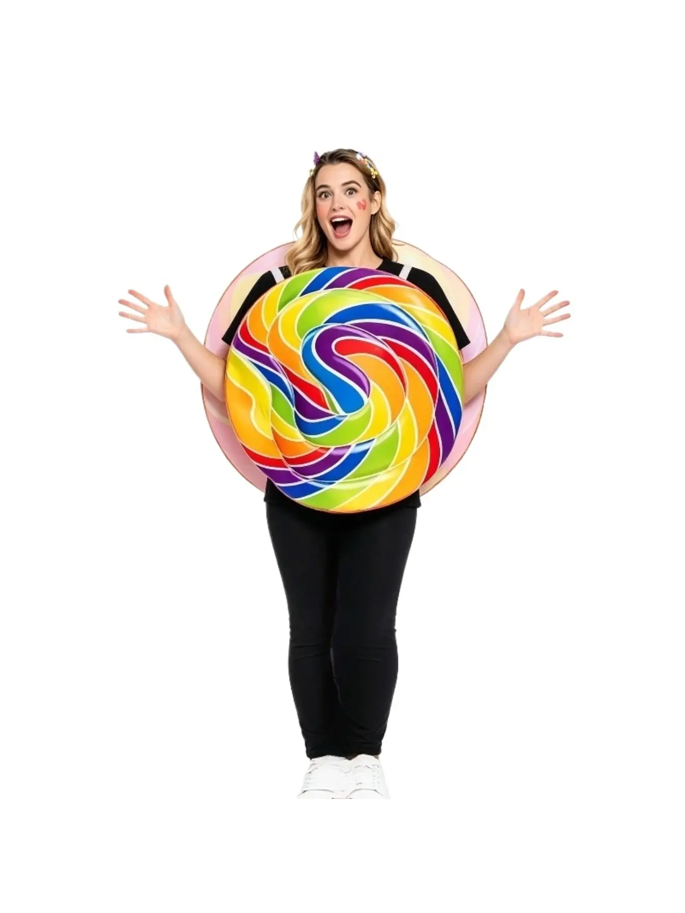 Ladies Dress Up Costumes and Cosplay Costumes Wave Candy Costumes Halloween Candy Adult Costumes Lollipops Cosplay Stage Performance Costumes