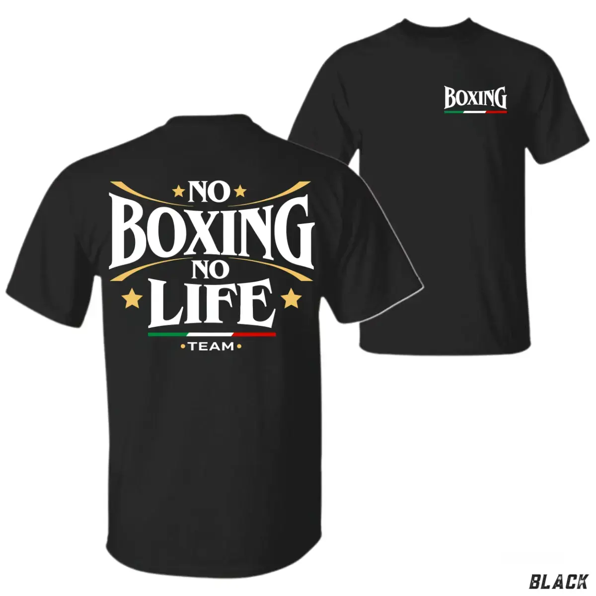 Unisex Cotton T-Shirt No Boxing No Life Boxing Team Shirt for Men, Boxing Gym T-Shirt, Fitness Training Tee, Boxer Lifestyle Streetwear, Gift for Boxing Fans and Fighters