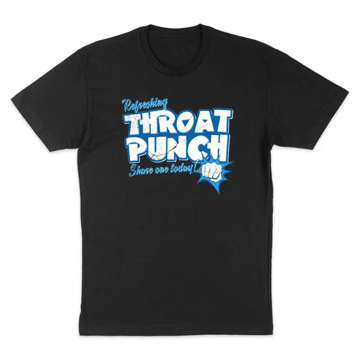 Throat Punch Funny Graphic Tee |   Unisex Soft Cotton Streetwear Short Sleeve T-Shirt
