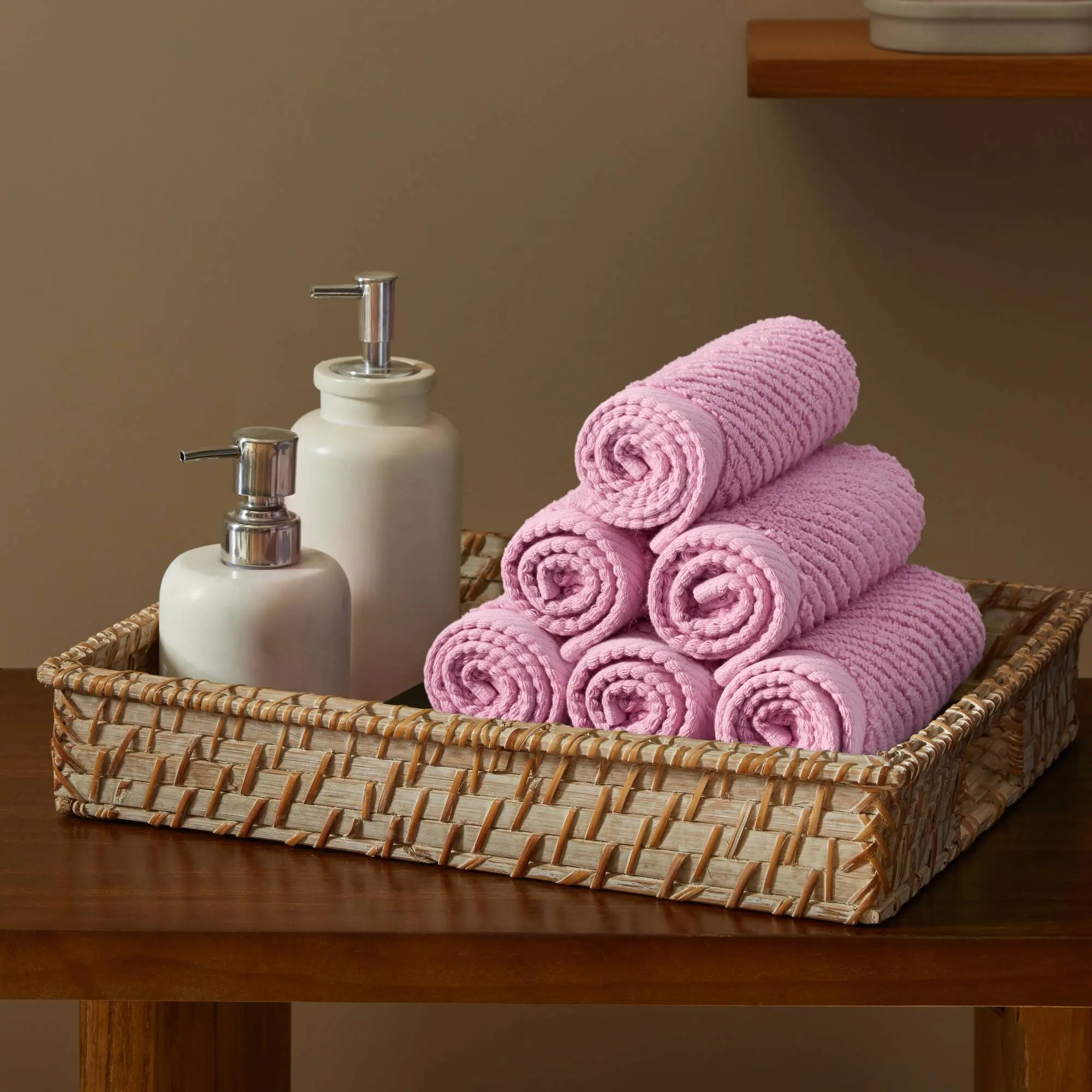Nokaa 6-Piece 100% Cotton Quick Dry Washcloths Set, Soft Absorbent Face Towel, Fast Drying Bathroom Hand Towel, Gentle Exfoliating Washcloth for Daily Skincare, Gym, Spa, Travel, 12x12 Inches, Home Furniture and Household Product Search Terms
