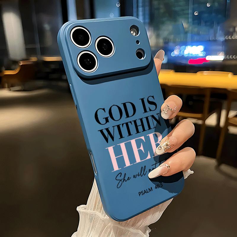Pink Bible Psalms Quotes Christian Soft&Flexible TPU Silicone Phone Case For iPhone 17 Pro Max AIR 16 15 14 13mini 12 11 Plus XR XSMAX Cases For Samsung Galaxy S26 Ultra S25 Edge S24 S23 S22 Plus  Durable|Shockproof|Full Camera Protection