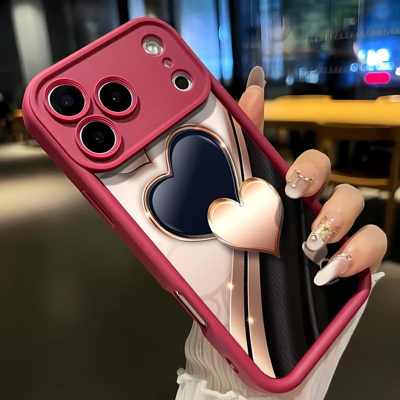 Creative Love Soft&Flexible TPU Silicone Phone Case For iPhone 17 Pro Max AIR 16 15 14 13 12 11 Plus XSMAX Cases Durable|Shockproof|Full Camera Protection|Anti-Scratch|Anti-Fingerprint|Slim Fit|Gift For Girlfriend/Men/Women