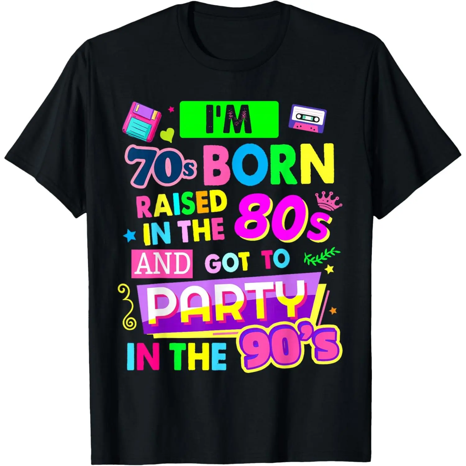 Men's 90s Rave Inspired Streetwear T-Shirt - Lightweight Top with Prints, 90s Festival Party Costume, Tshirt, Shortsleeve, Breathable, Casual, Cotton, Day, Graphic, Menswear