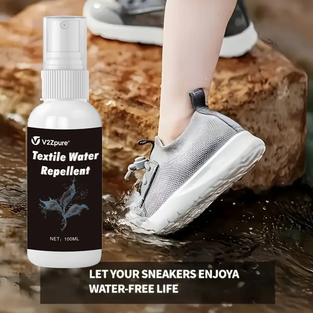 Nano Water Repellent Textile Protective Spray for Jackets, Shoes & Leather Gear, Coating Repair, Oil & Stain Resistant, Long-Lasting Protection for Hike, Camping, Snow Sports & Outdoor Equipment, Rain Protection for Clothing, Backpacks, Footwear