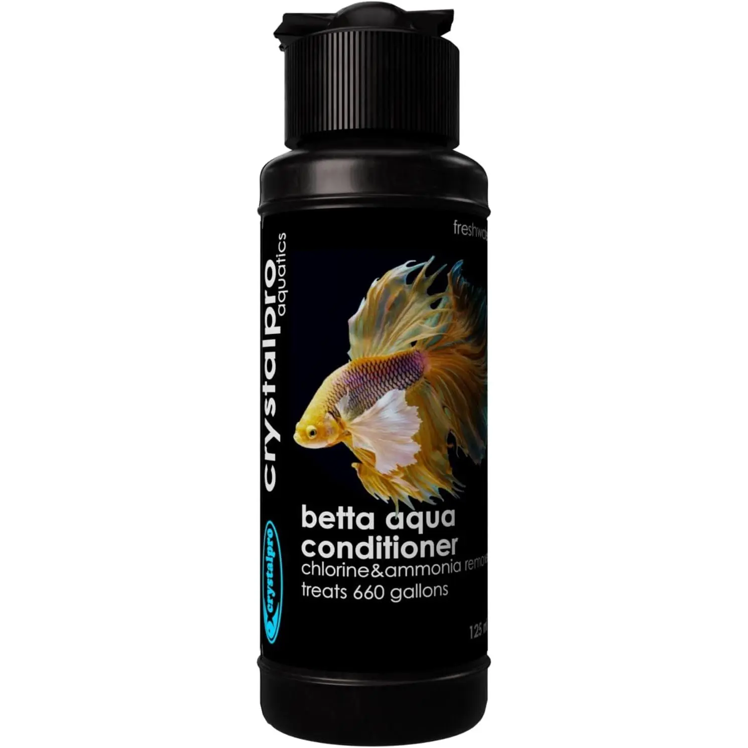 Betta Water Conditioner ( 660 Gallons) - Instantly Neutralizes Chlorine & Ammonia, Tap Water  (4.2 Fl Oz / 125ml)
