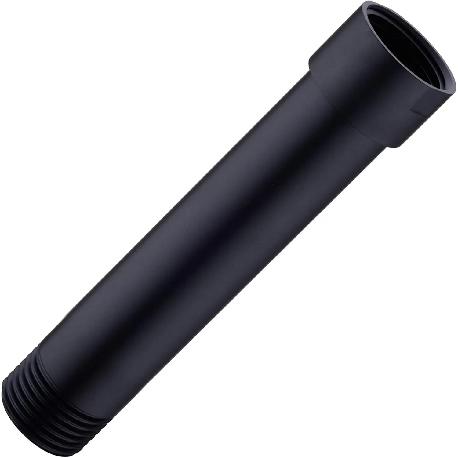 Matte Black Shower Arm Extension 4 Inch Arm Mount Extender for Rainfall Shower  Combo, High Flow Female to Male 1/2 Inch Shower Pipe