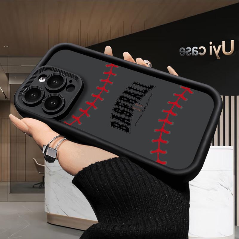 Baseball Soft Case for iPhone 17 Air 16 Pro Max 15 Plus 14 13 12 11 X XS Shockproof Drop Protection Rugged Durable Silicone Cover Anti-Scratch Festive Design Baseball Soft Case for iPhone 17 Air 16 Pro Max 15 Plus 14 13 12 11 X XS Shockproof Drop Protection Rugged Durable Silicone Cover Anti-Scratch Festive Design