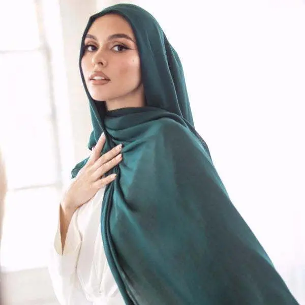 Premium Everyday Hijab | Lightweight Breathable Solid Color Headscarf | Soft Draping Modest Scarf | 180×70cm MH188