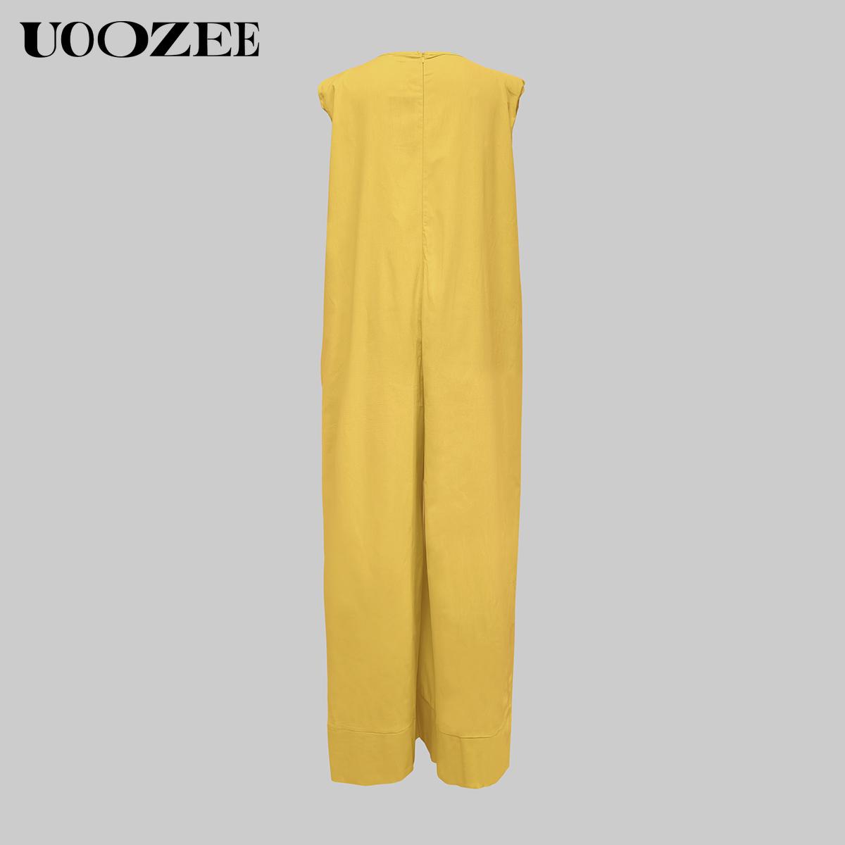 Multiple Colors Sleeveless Wide Leg Jumpsuit – Basic Style Simple and stylish, highlighting the daily elegance of modern women
