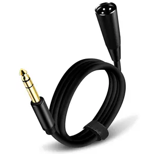 1/4 Inch TRS to XLR  3Ft, 6.35mm Male to XLR 3 pin Male Balanced ,for Microphone, Audio Mixer, Speaker, Studio and ...