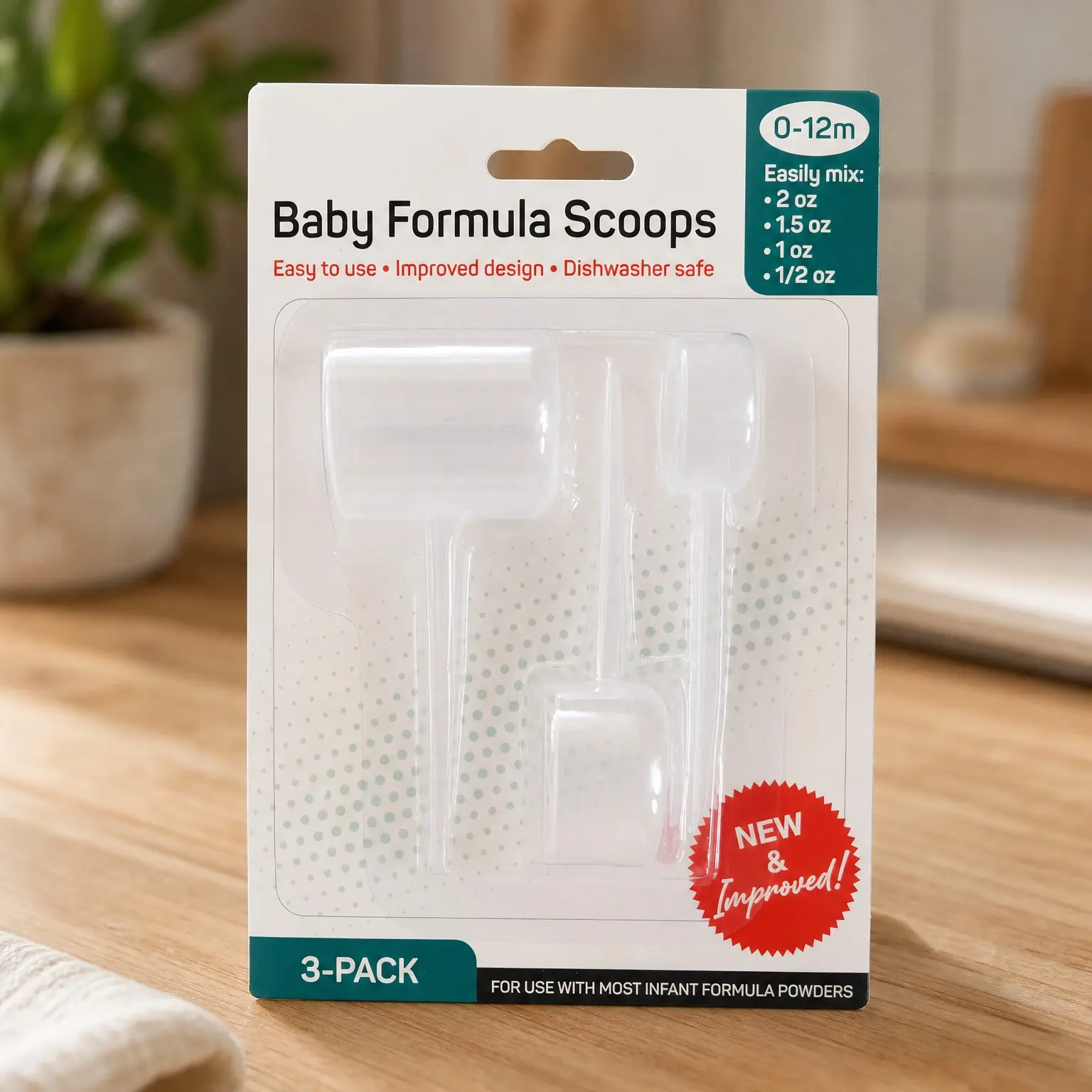 Baby Formula Measuring Scoops for Infants & Newborns – Easily Make 1/2oz, 1oz or 2oz of Milk(Gift)