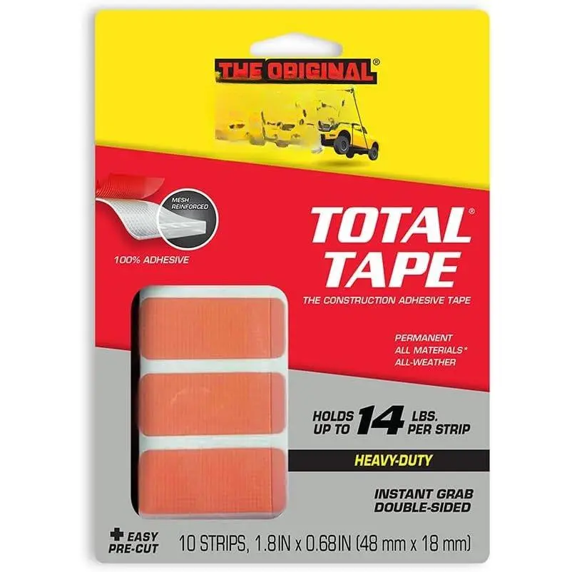 ,  Tape Roll,  Indoor & Outdoor Construction Adhesive, Holds 300 lbs. per Roll, Permanent Bonding, -Weather, Mesh Reinforced, Easy-to-Use Double-Sided Tape (Strip)