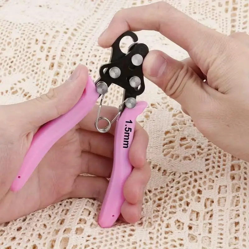 Reidea Heavy-Duty Metal Wire Looping Pliers, Flat Jaw Jewelry Pliers with Precision Tip, Ergonomic Handle, DIY Beading, Wire Bending, Jewelry Making Tools