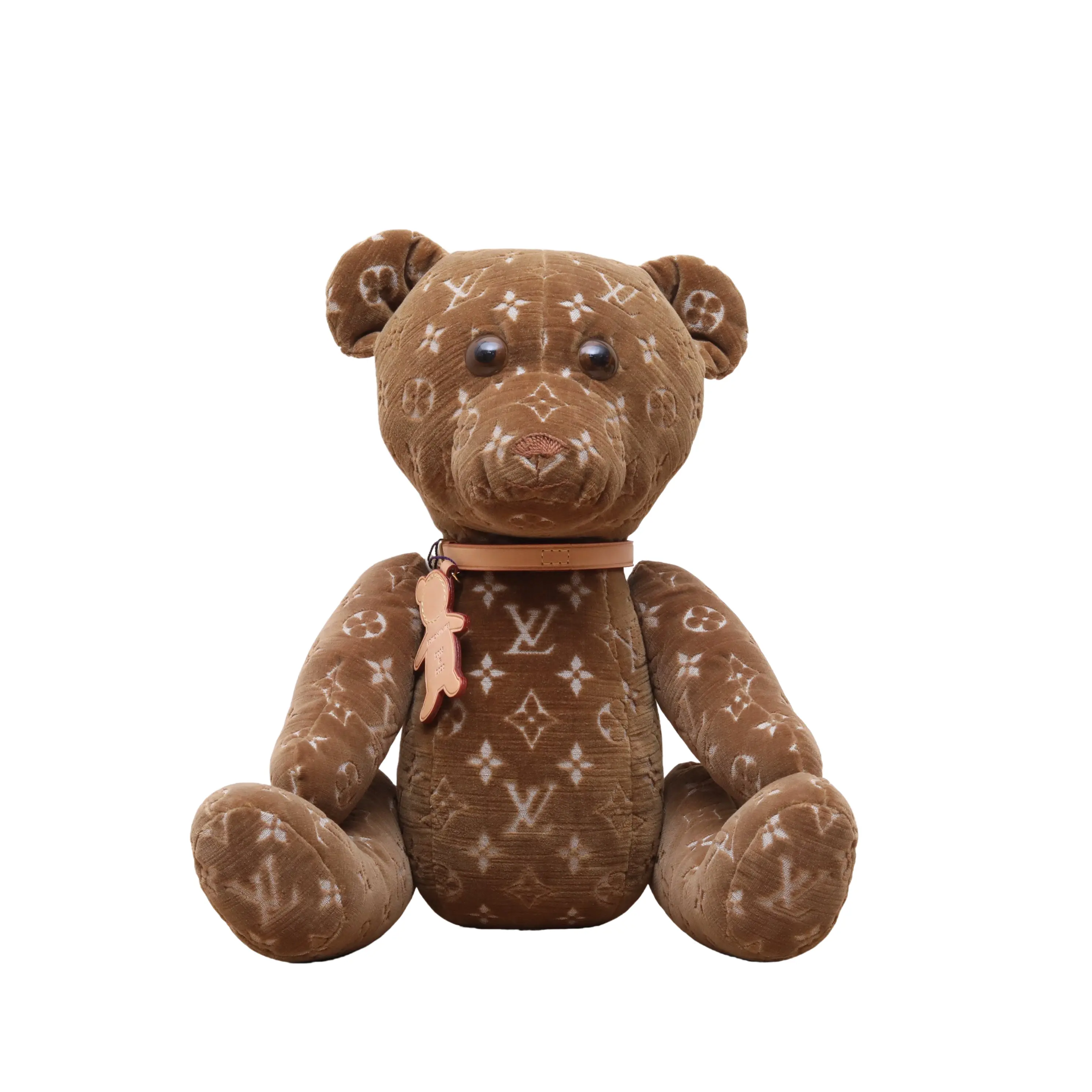 Pre-owned LOUIS VUITTON Brown Monogram Collectible Toy Teddy Bear, Item #P215766381