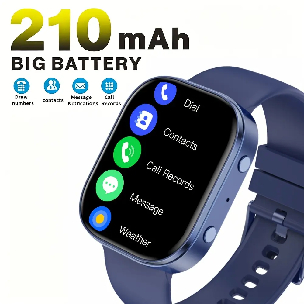 2026 new outdoor smartwatch, neutral model | 1.88 inch  high definition screen,  outdoor activity tracking, pedometer and calorie counter, IP68 waterproof,   compatible with iPhone and Android phones heart rate monitoring oxygen blood high-definition