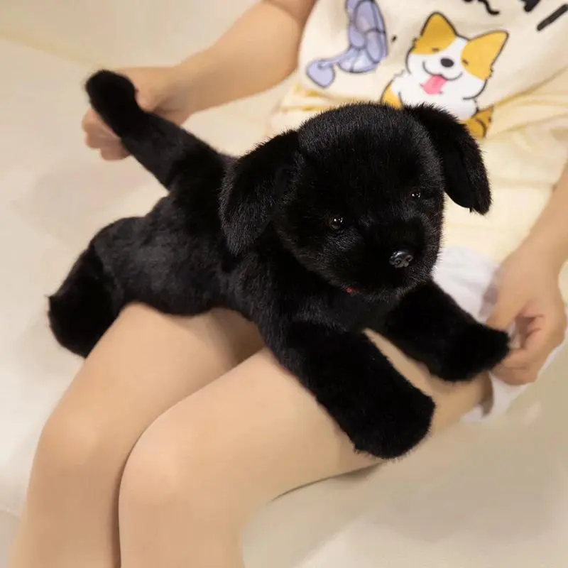 Lifelike Golden Retriever-Labrador Stuffed Plush Toys, High-Quality Stress-Relief Cartoon Animal Pillows, Ideal Gift for Boys